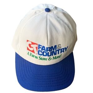 Vintage Farm and Country Store Hat SnapBack Made in USA 90s